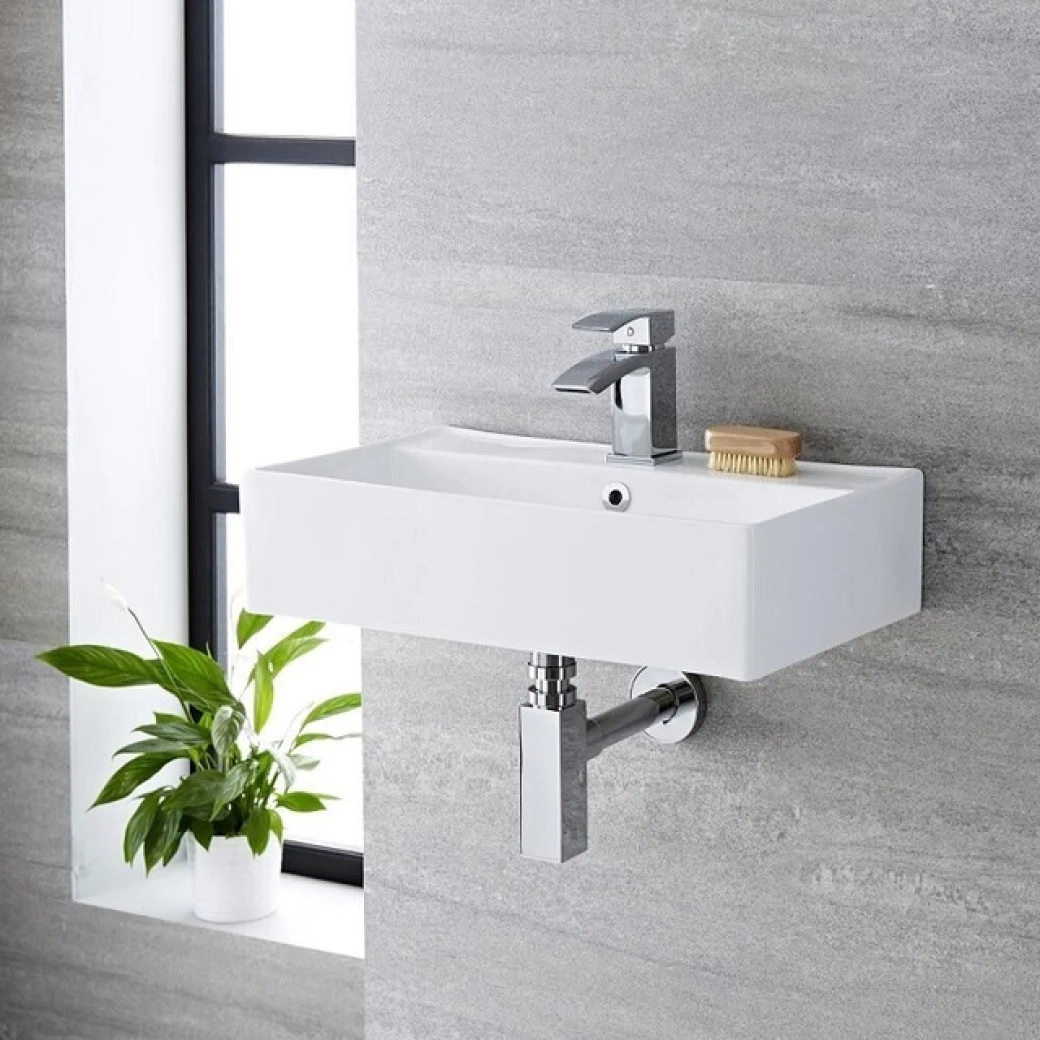Lavabo vuong treo tuong