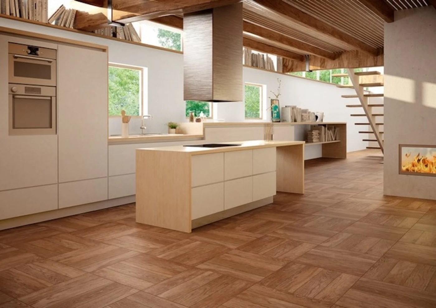 gach gia go 50x50 op lat bep