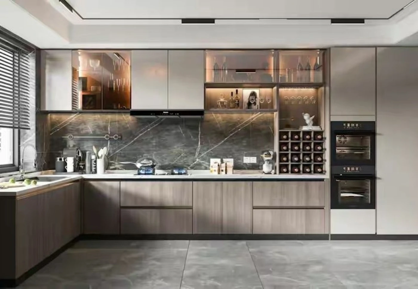 xu huong gach op lat phong bep