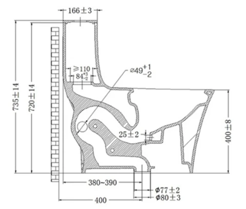 Ảnh Bồn cầu 1 khối JOMOO 11411-2/31KA-I011 2