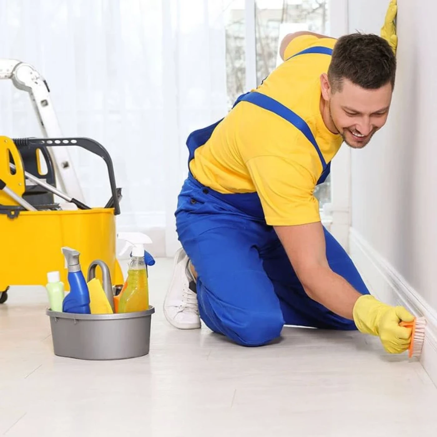 cach ve sinh nha moi sau xay dung