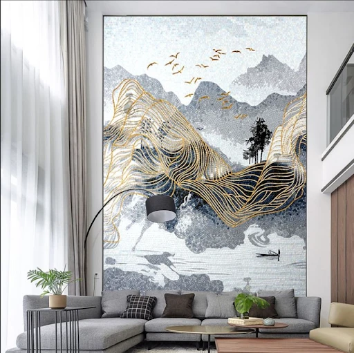 gach mosaic da trang tri