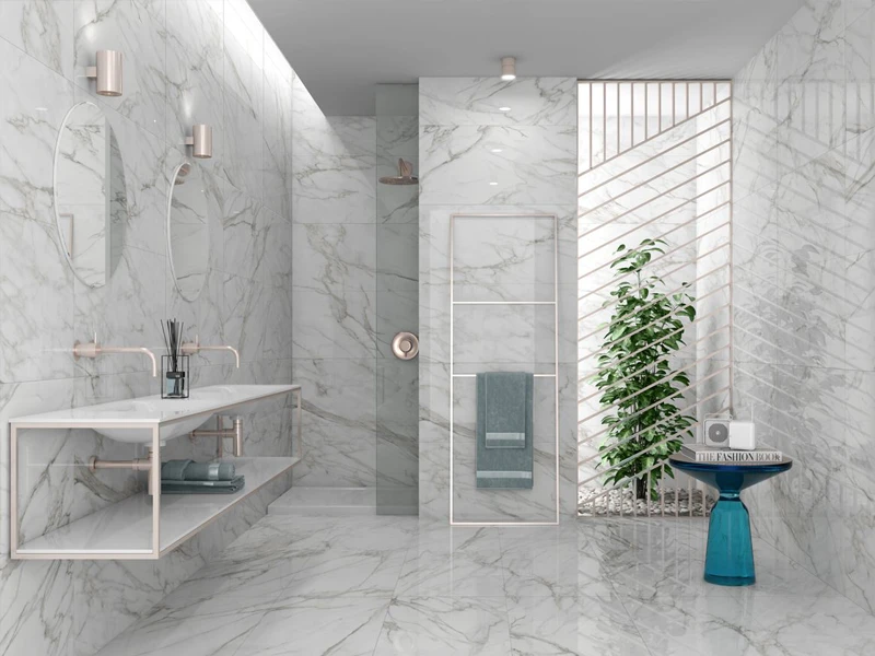 gach op tuong van da marble