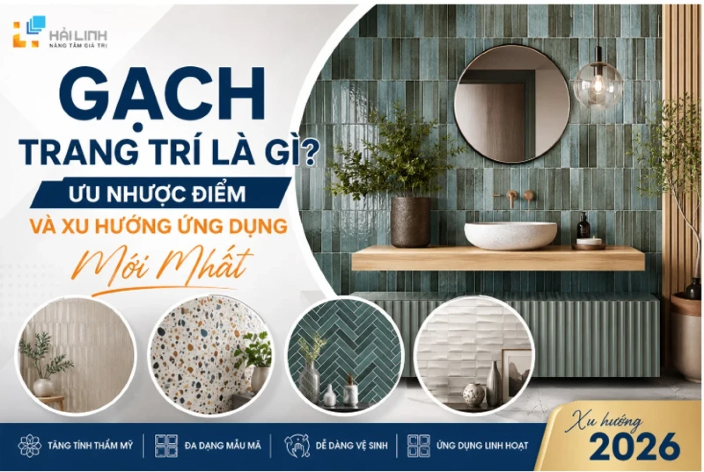 gach trang tri la gi