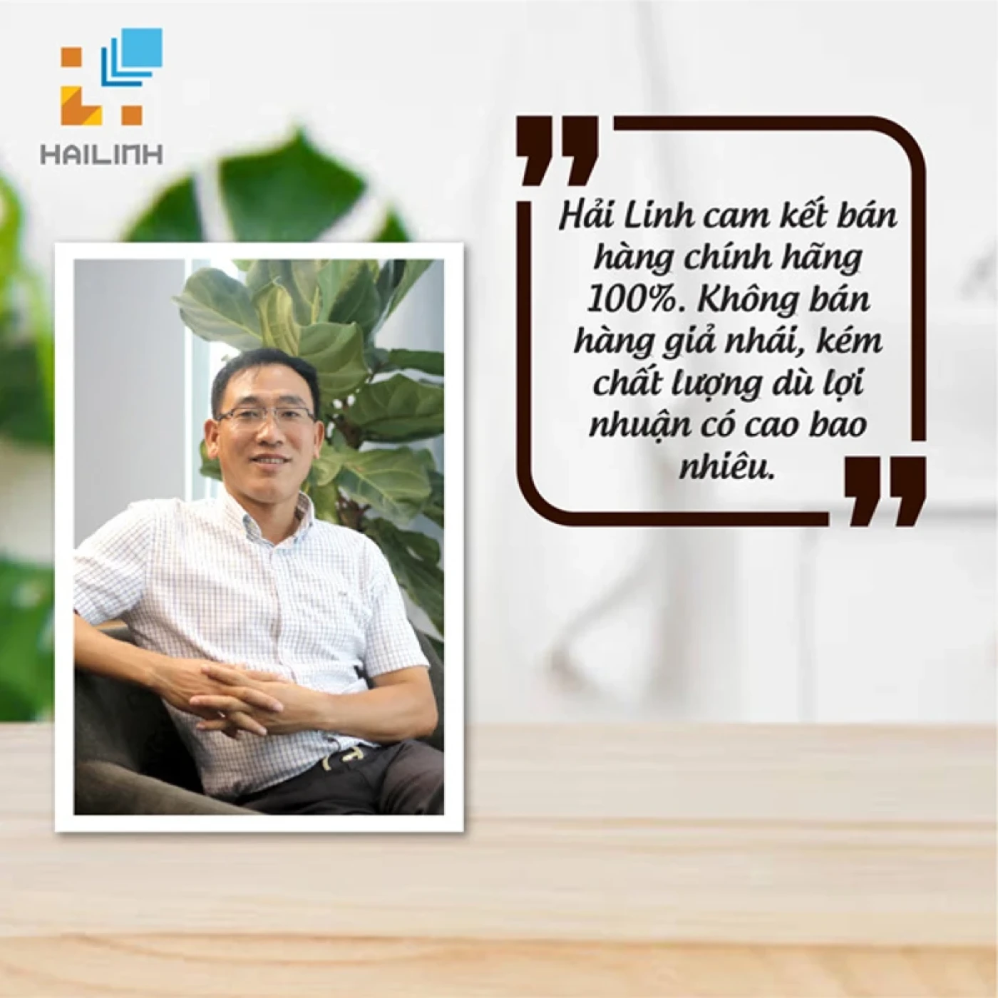 hai linh cam ket hang chinh hang