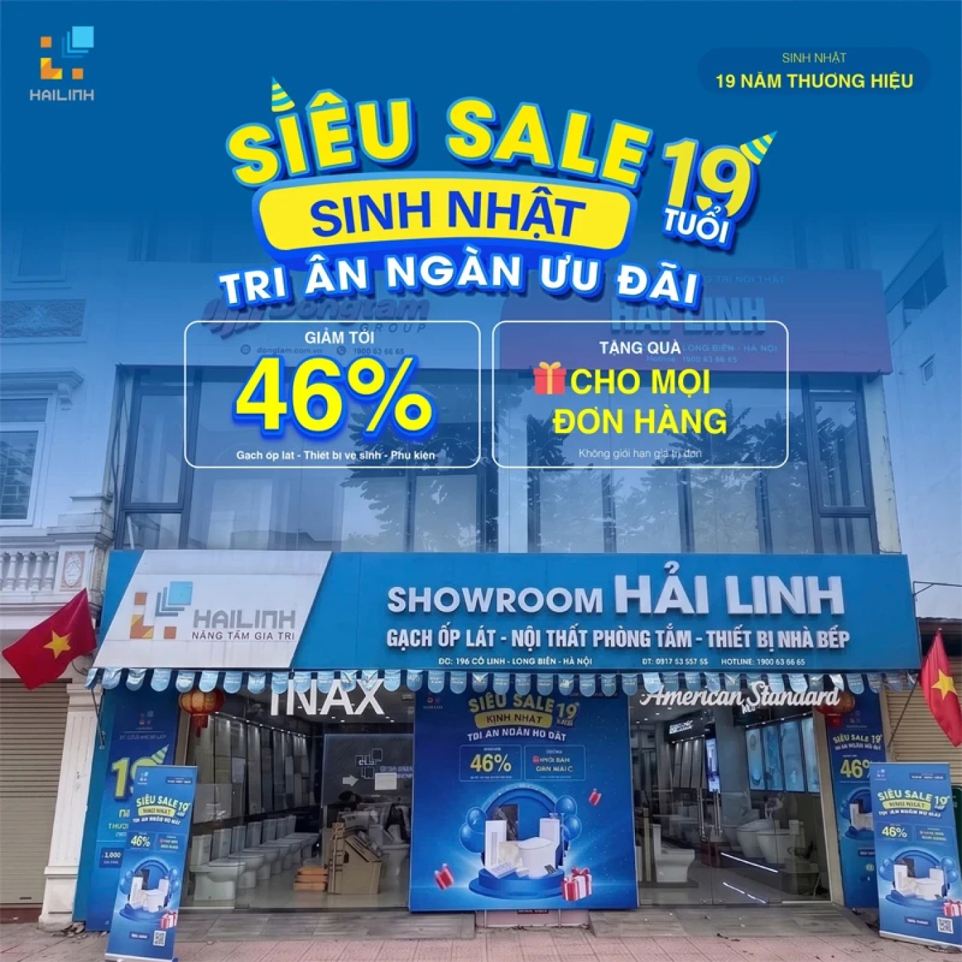 sieu sale sinh nhat hai linh 19 nam