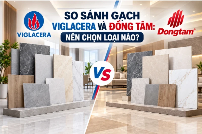 So sánh Gạch Viglacera và Gạch Đồng Tâm: Nên chọn loại nào