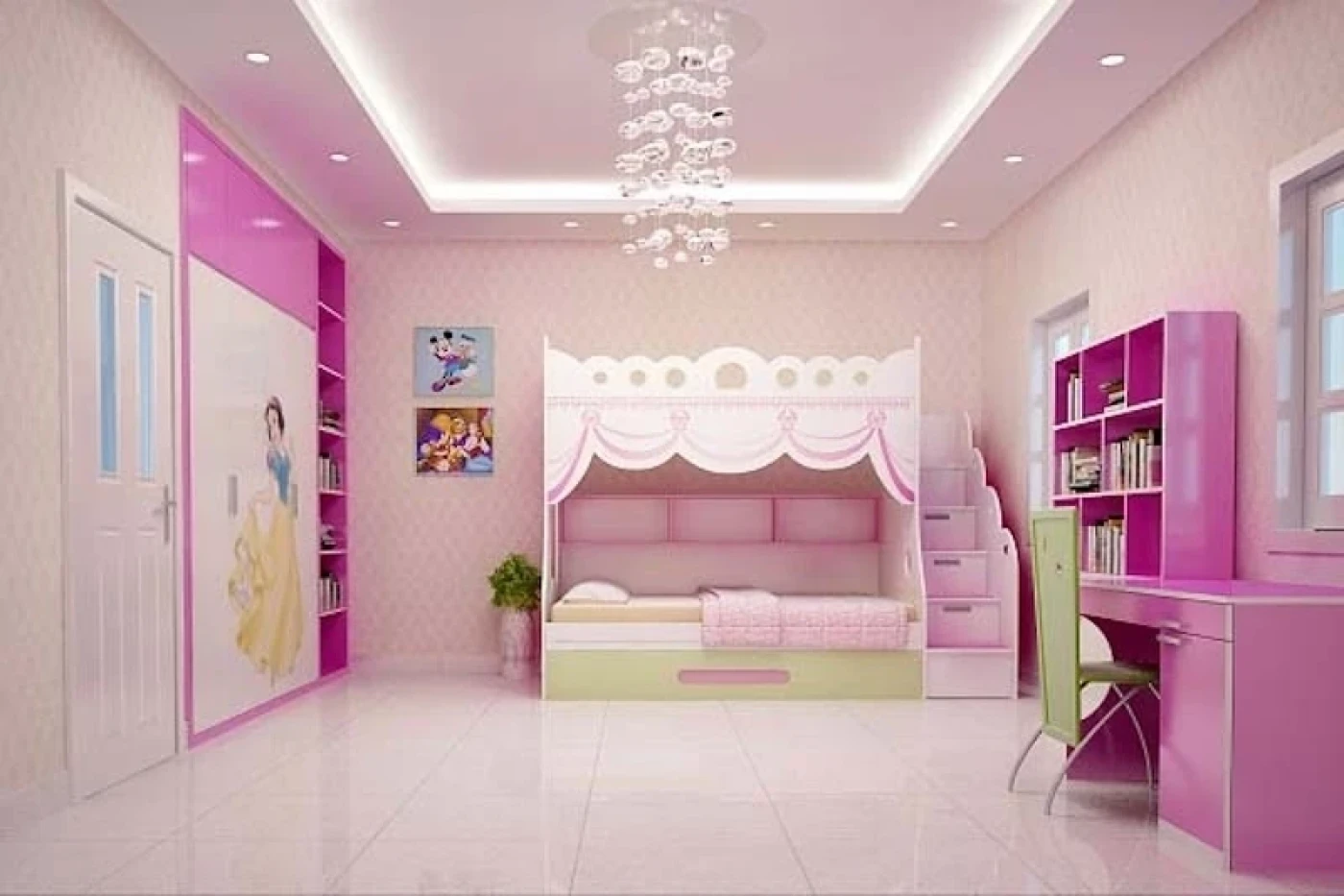 gach lat nen mau hong phong be gai 2