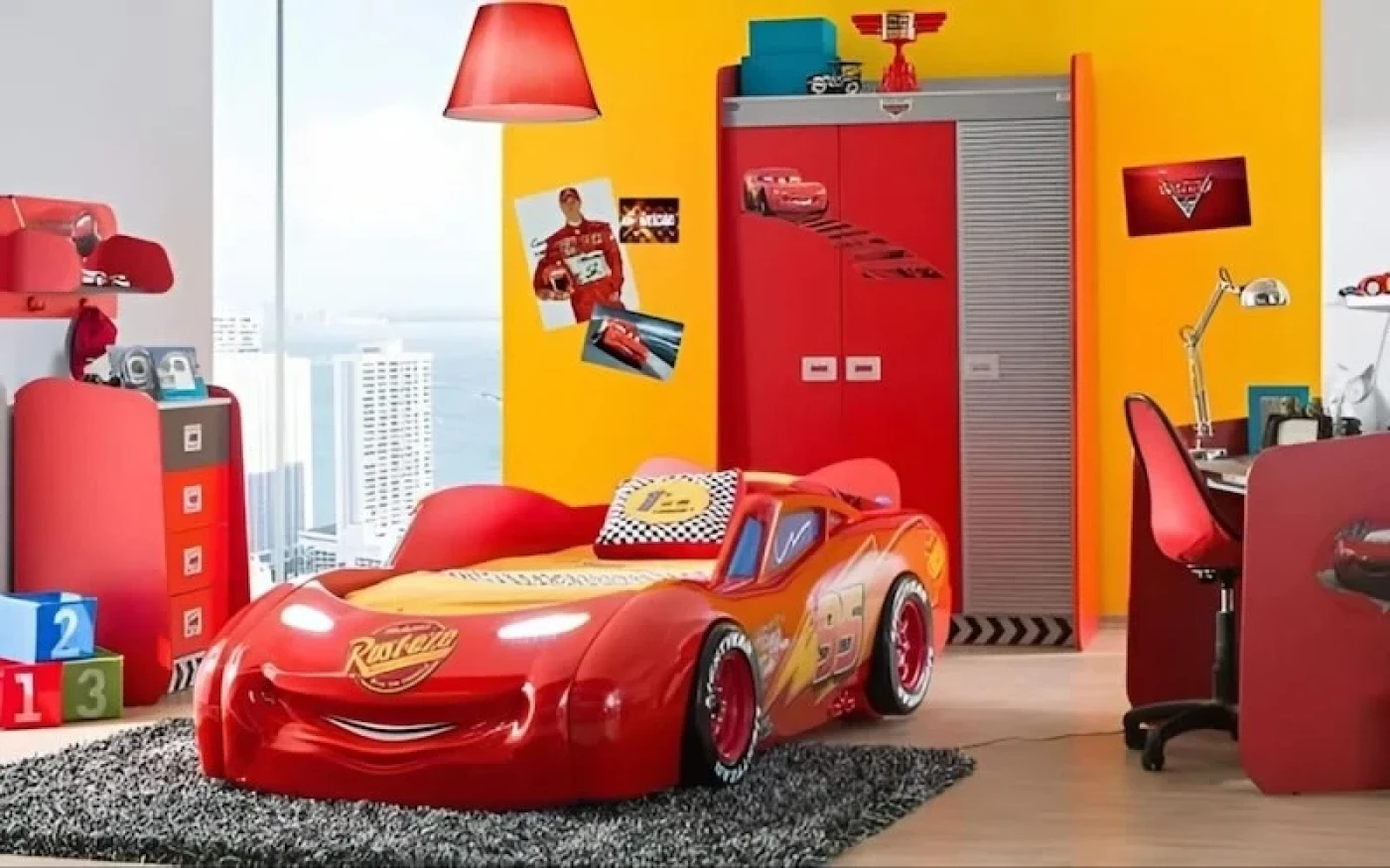 mau gach cho phong be trai