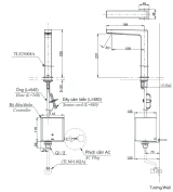 Vòi cảm ứng tự động TOTO TLE25008V 2