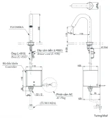 Vòi cảm ứng tự động TOTO TLE26007V 2
