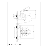 Sen tắm nóng lạnh D&K DK15332A73-W 2