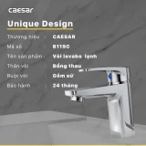 Vòi chậu 1 đường lạnh Caesar B119C 2