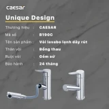 Vòi chậu 1 đường lạnh Caesar B190C 2