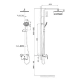 Sen tắm cây D&K DK1433703A01 2