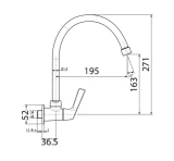 Vòi bếp American Standard WF-T607 2