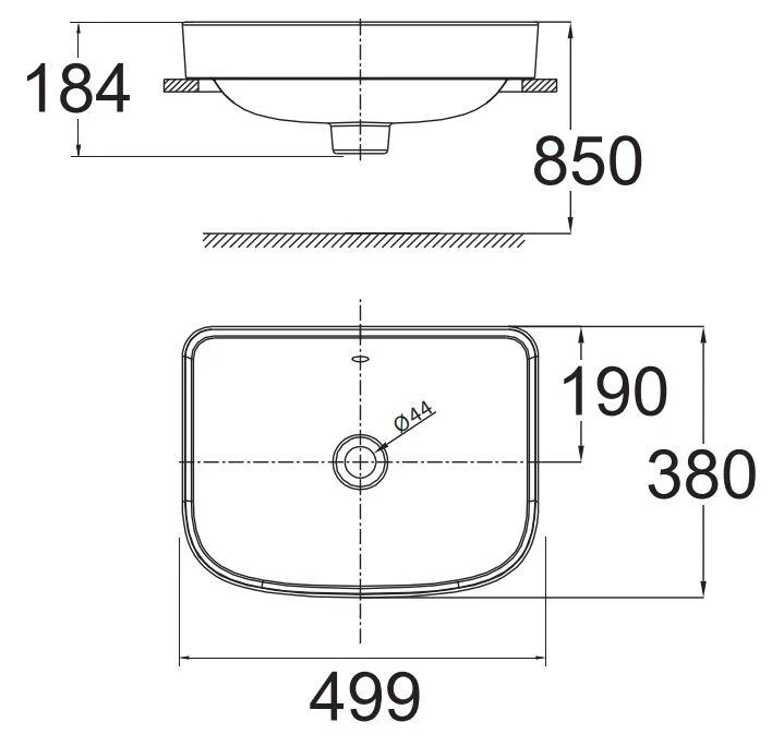 Ảnh Chậu rửa đặt bàn American Standard WP-0638 2