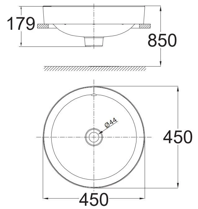 Ảnh Chậu rửa đặt bàn American Standard WP-0639 2