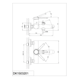 Sen tắm nóng lạnh D&K DK1503201 2