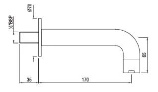 Ảnh Vòi bồn tắm Jaquar SPJ-CHR-5429SV 2